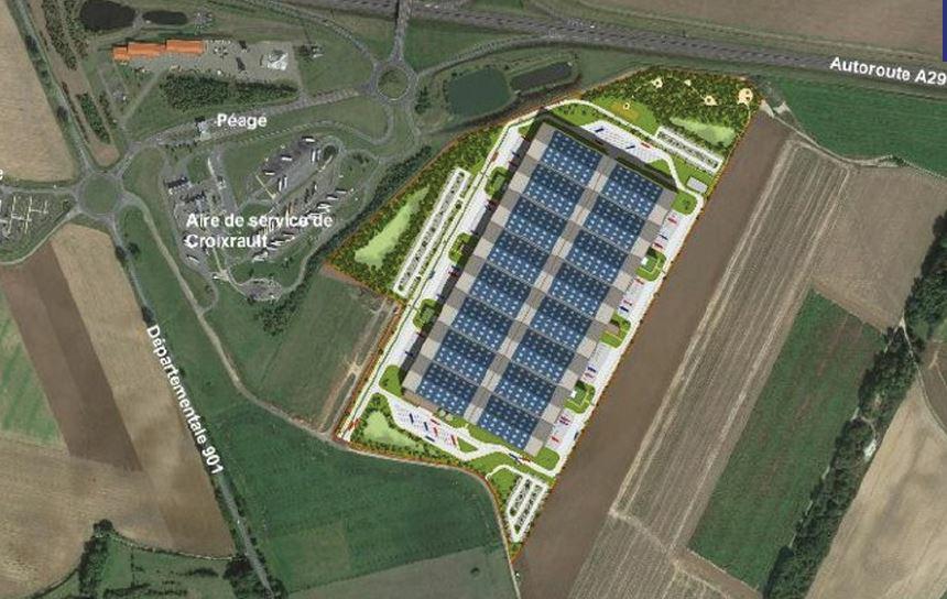 Entrepôt classe a Croixrault 99697m² Location entrepôt classe a Croixrault Somme OLLOG2316189 1